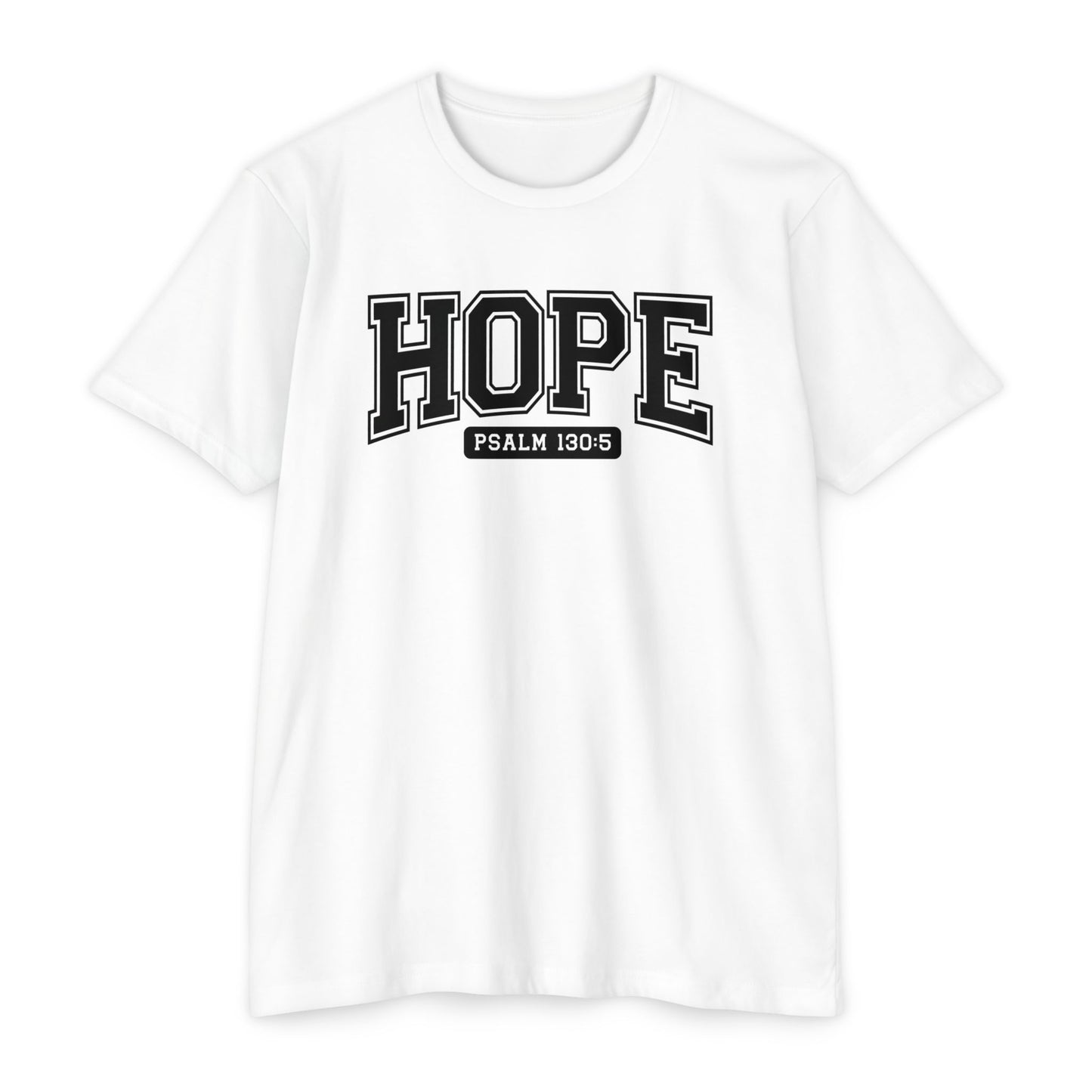 Hope Psalm 130:5 T-Shirt — Inspirational Faith Tee