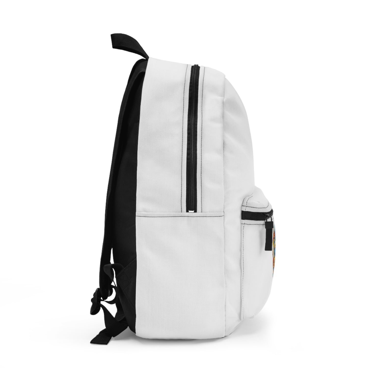 Kids School Backpack with Colorful Cartoon Bus & Friends Design