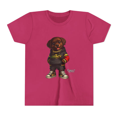 Youth Dog Tee — 'Legacy' Streetwear Puppy Graphic Shirt