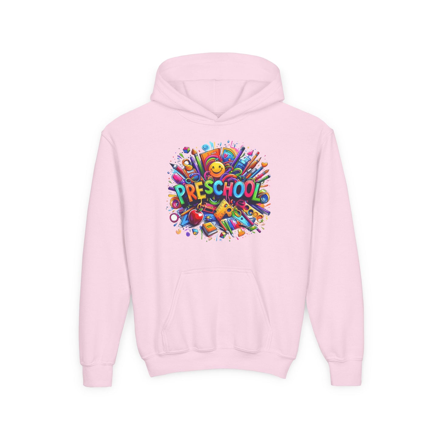 Preschool Kids Hoodie — Colorful Back-to-School Preschool Design