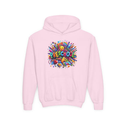 Preschool Kids Hoodie — Colorful Back-to-School Preschool Design