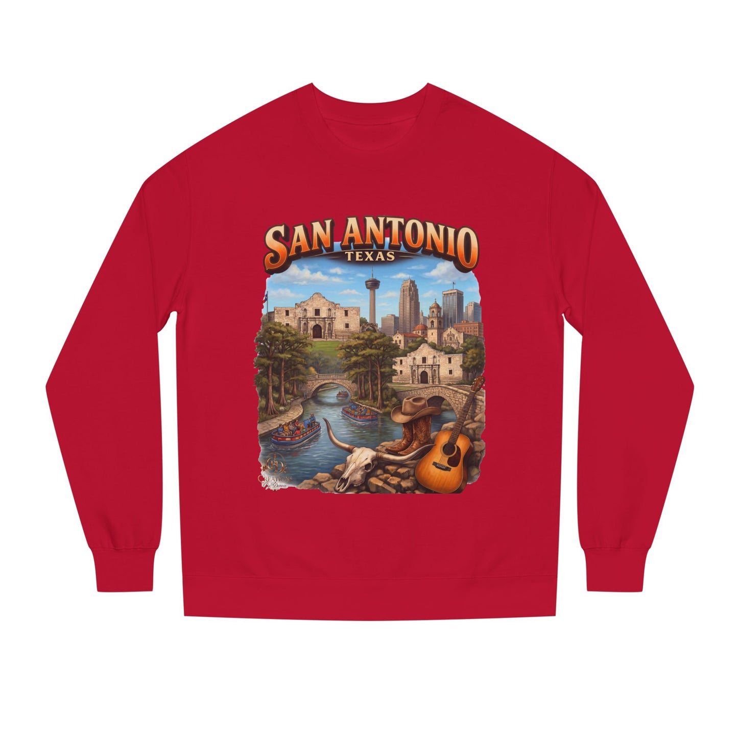 San Antonio Riverwalk Sweatshirt — Texas Travel Scenic Crewneck
