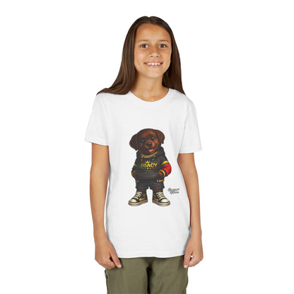 Youth Dog Tee — 'Legacy' Streetwear Puppy Graphic Shirt