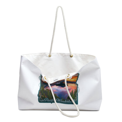 Oregon Scenic Weekender Bag — 'Pacific Wonderland' Travel Tote