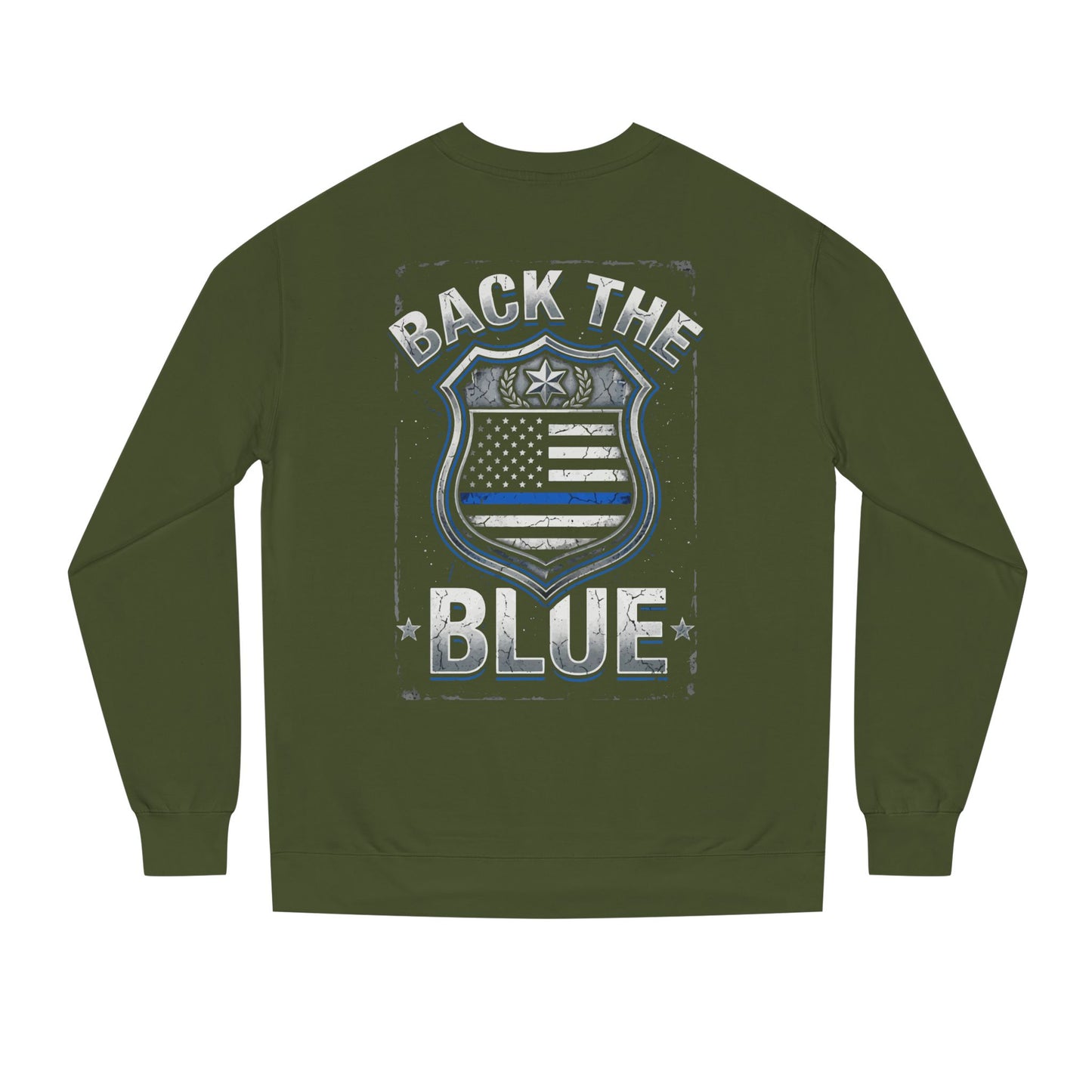 Back the Blue Sweatshirt — Police Support Crewneck