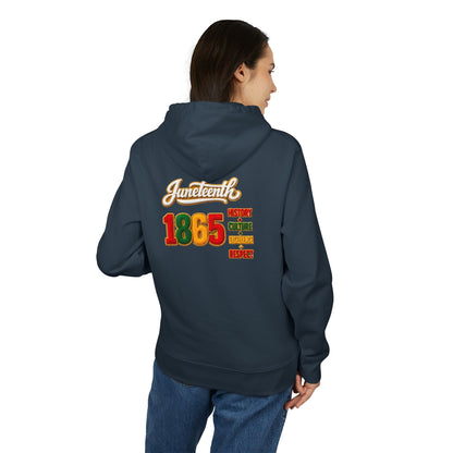 Juneteenth 1865 Hoodie — History, Courage, Resilience, Respect Pullover