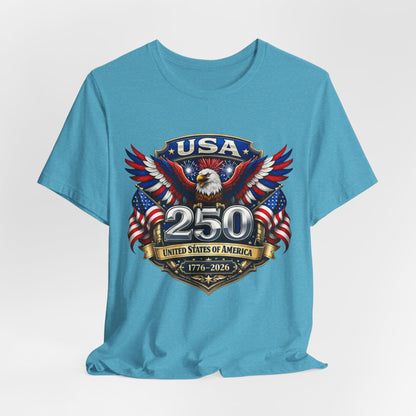 USA 250th Eagle T-Shirt — 1776–2026 Patriotic American Independence Tee