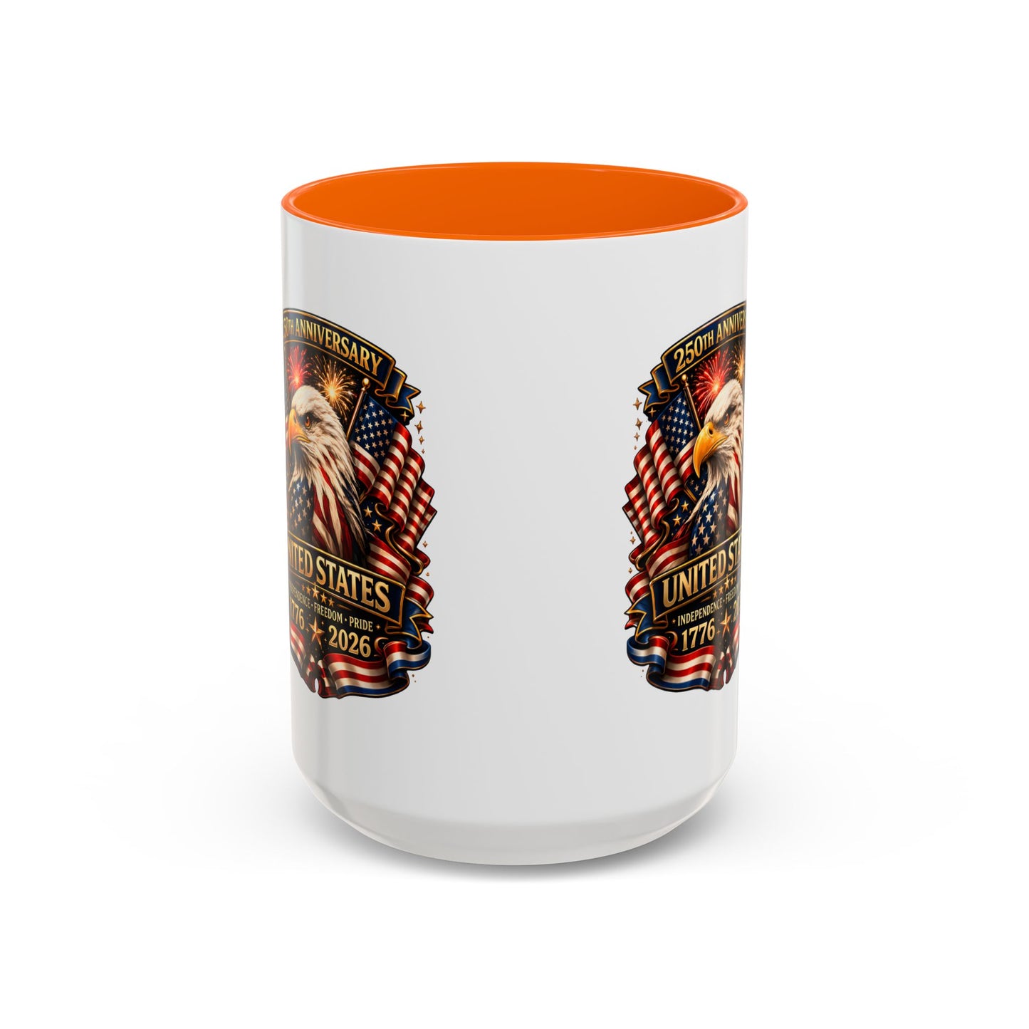 Patriotic Eagle Coffee Mug - United States 250th Anniversary 1776-2026