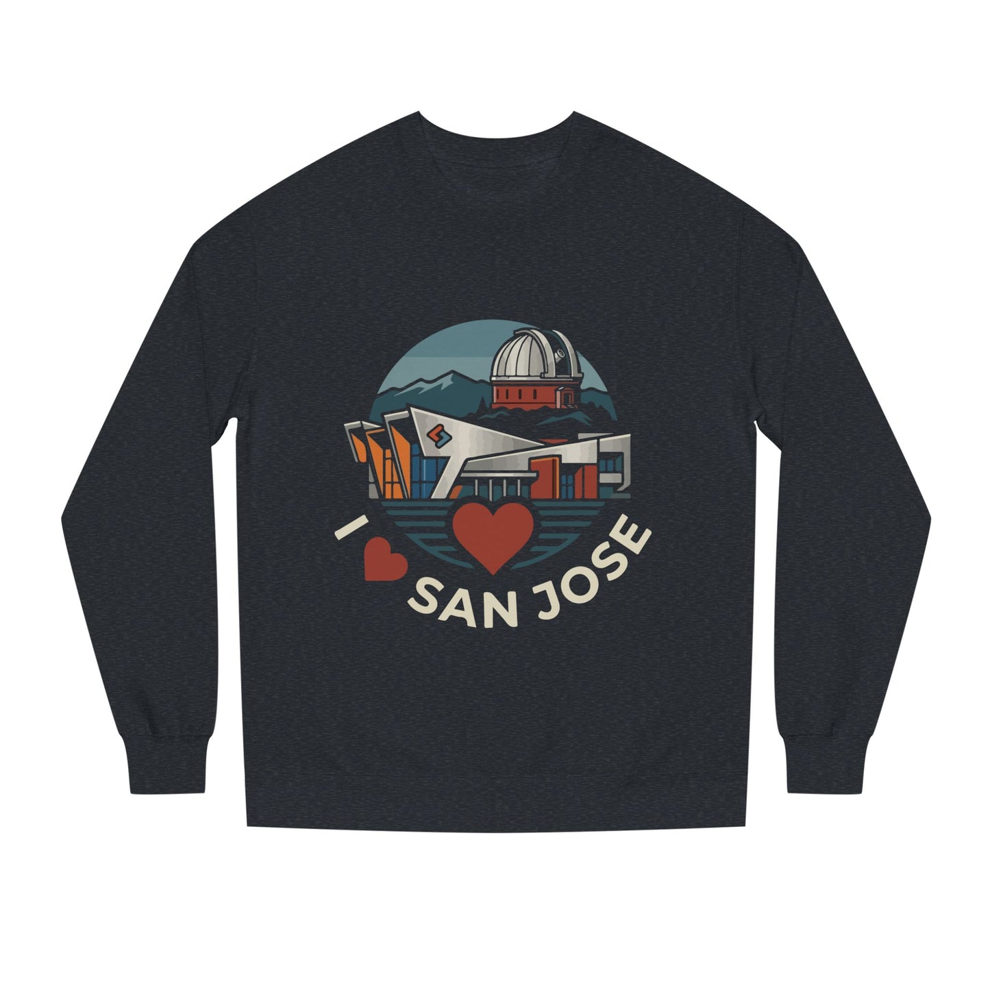 San Jose Heart Crewneck Sweatshirt