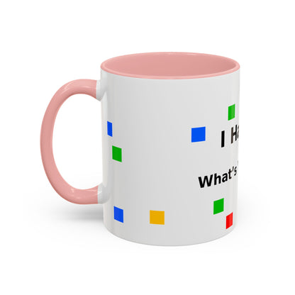 Autism Awareness Coffee Mug - "I Have Autism, What's Your Superpower?" Accent Mug