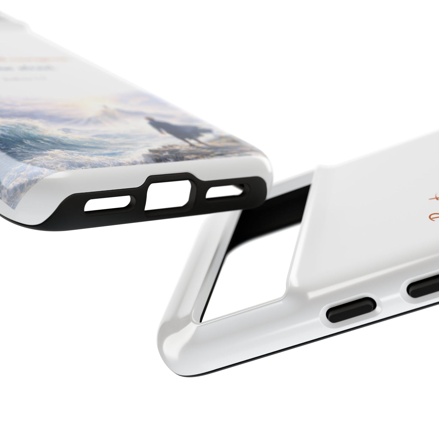 Inspirational 'Be Strong and Courageous' Phone Case — Joshua 1:9 Christian Protective Tough Case