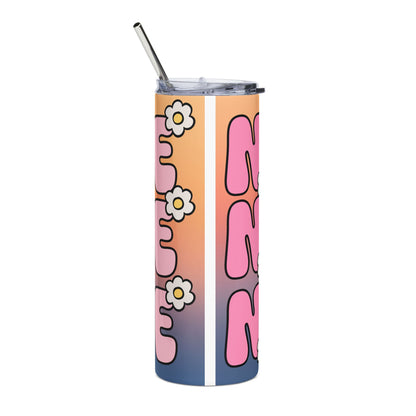 20oz Retro 'Nurse' Stainless Steel Tumbler – Floral Groove Travel Cup