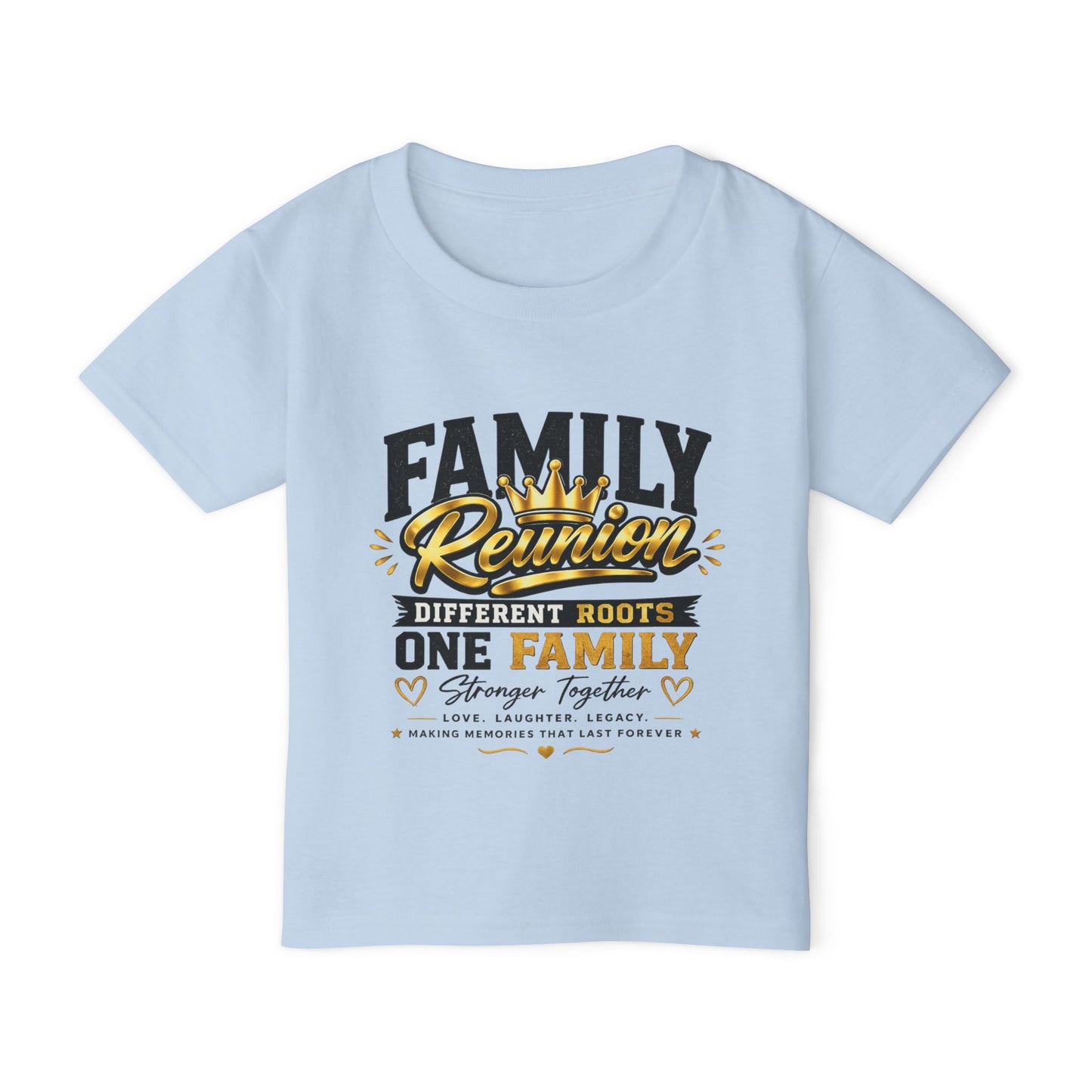 Family Reunion Toddler T‑Shirt — "Different Roots One Family" Kids Tee