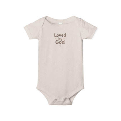 Loved by God Infant Onesie – Baby Bodysuit with Faith Message