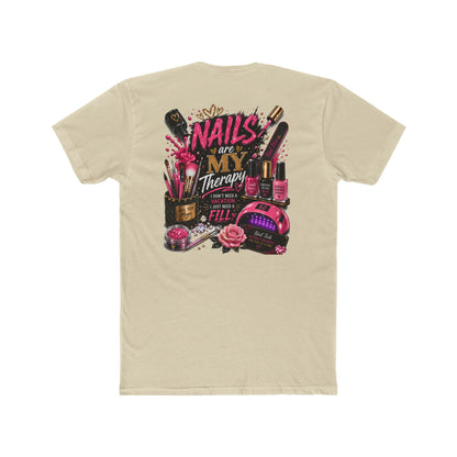 Nails Are My Therapy T-Shirt — Nail Tech & Manicurist Graphic Tee