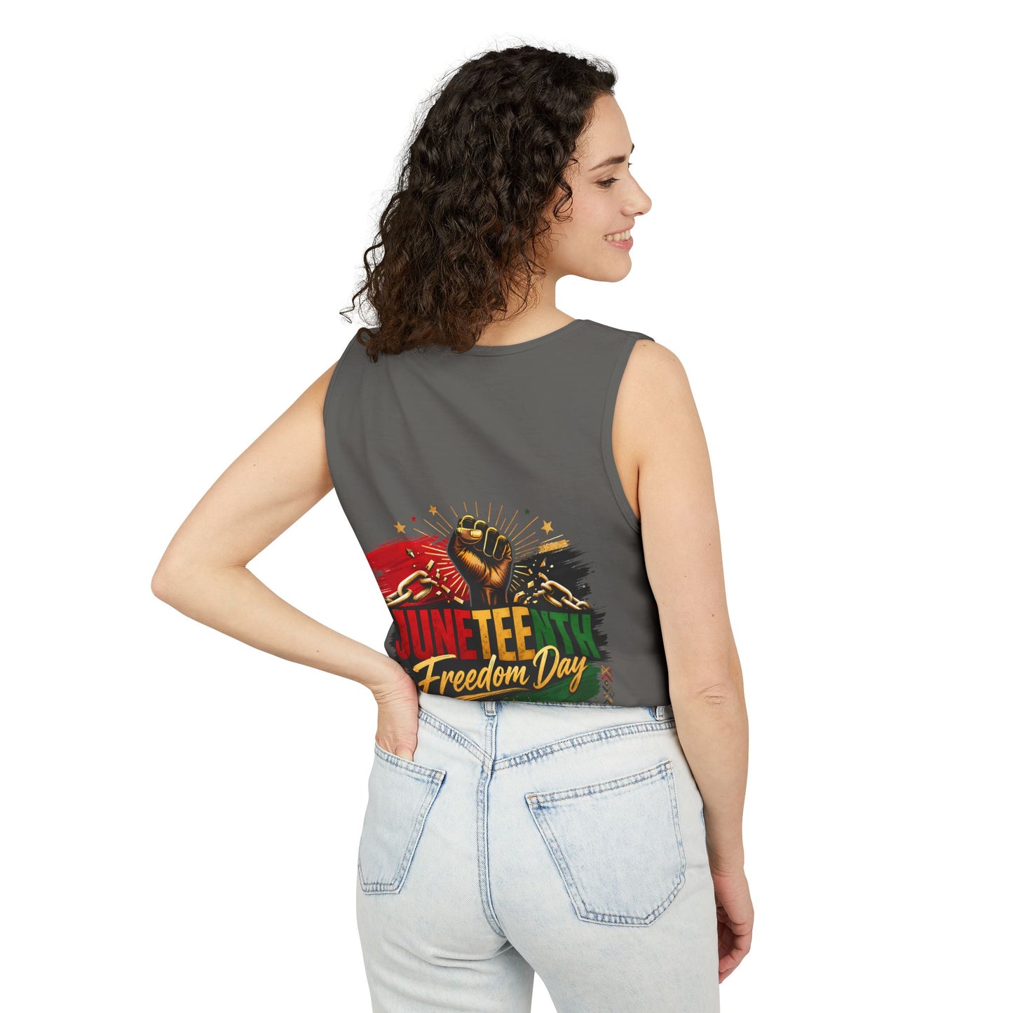 Juneteenth Freedom Day Tank Top — Celebrating Freedom Graphic