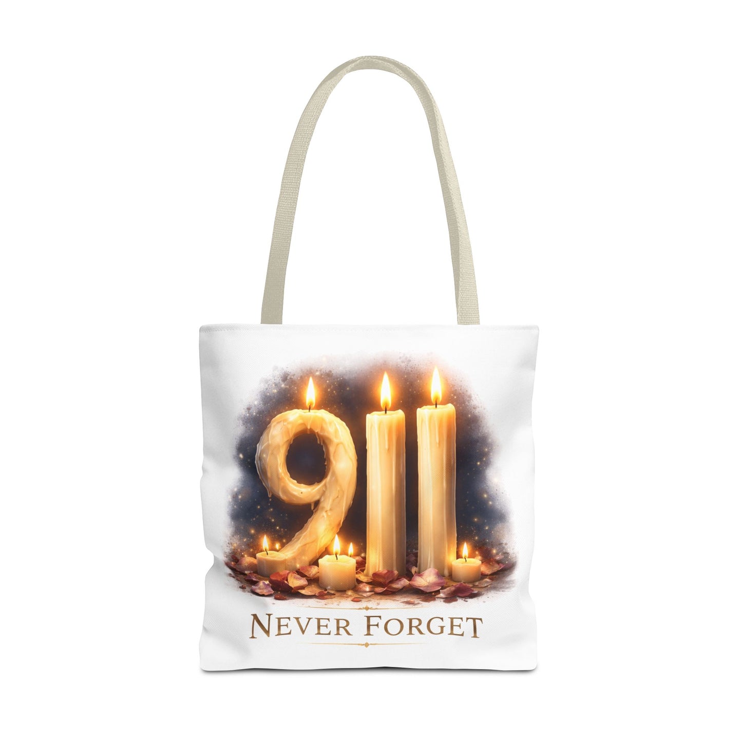 9/11 Never Forget Memorial Tote Bag