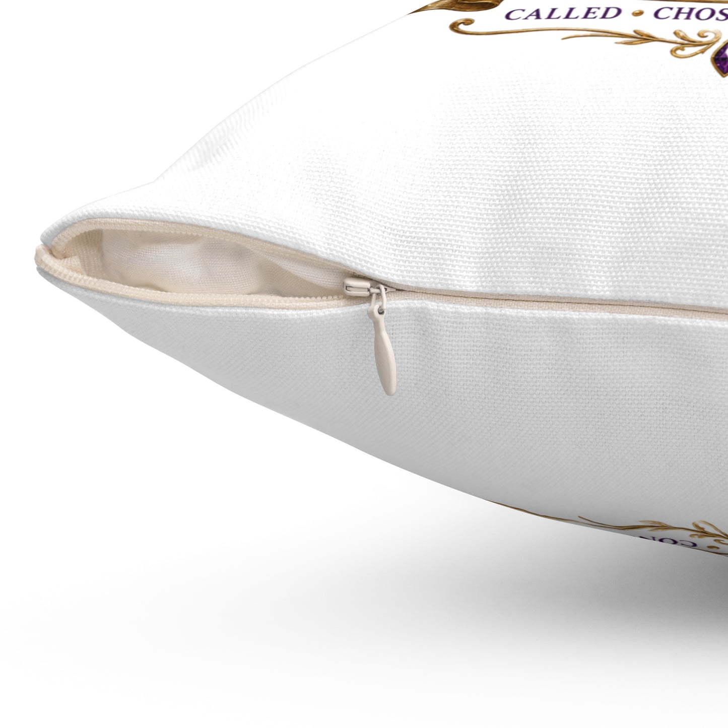 First Lady Faith Pillow — "Walking in Grace, Leading in Faith" Decorative Throw Pillow