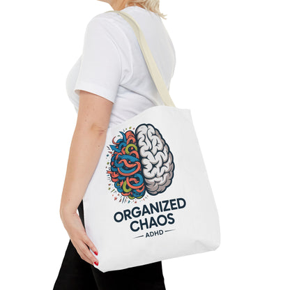 ADHD Tote Bag — "Organized Chaos" Brain Design