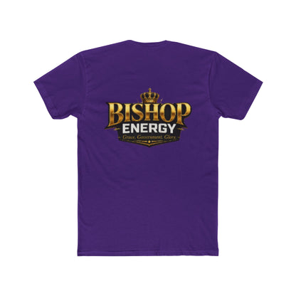 Bishop Energy Graphic Tee — Bold Gold Crown Logo T-Shirt