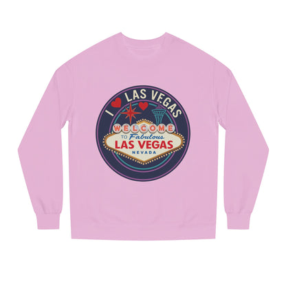 Las Vegas Welcome Sign Sweatshirt – Retro "I  Las Vegas" Crewneck