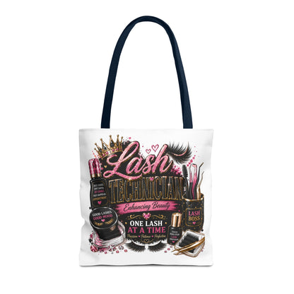 Lash Technician Tote Bag – 'One Lash at a Time' Beauty Cosmetics Canvas Tote