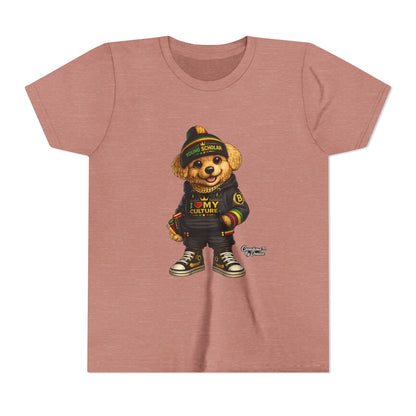 Youth Bear Graphic Tee – "I Love My Culture" Urban Streetwear