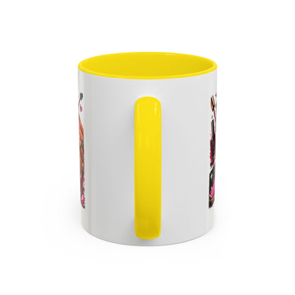 Nails Speak Louder Than Words Accent Coffee Mug — Pink Manicure Beauty Gift (11/15oz)