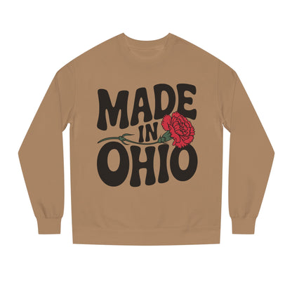 Made in Ohio Sweatshirt — Retro Floral State Pride Crewneck