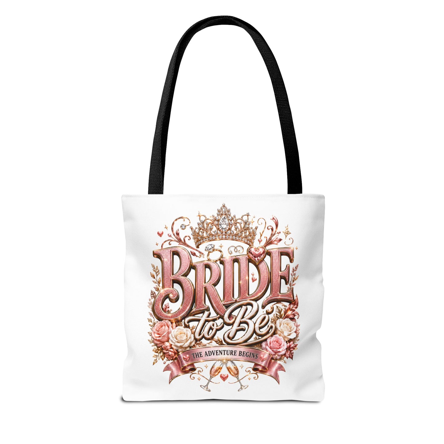 Bride-to-Be Floral Tote Bag - Bachelorette Gift & Bridal Shower Accessory
