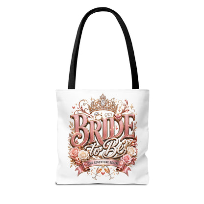 Bride-to-Be Floral Tote Bag - Bachelorette Gift & Bridal Shower Accessory