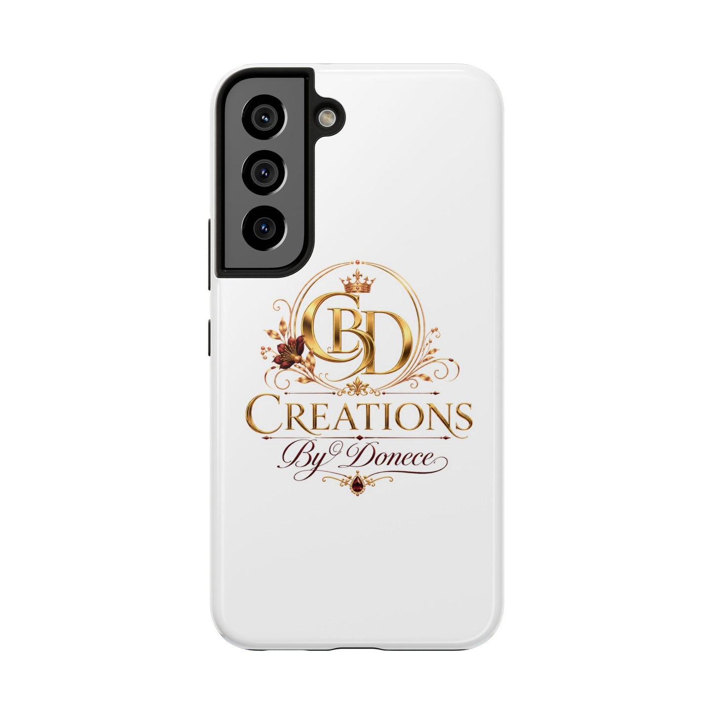 BD Creations By Donece Elegant Logo Tough Phone Case — Protective iPhone Cover
