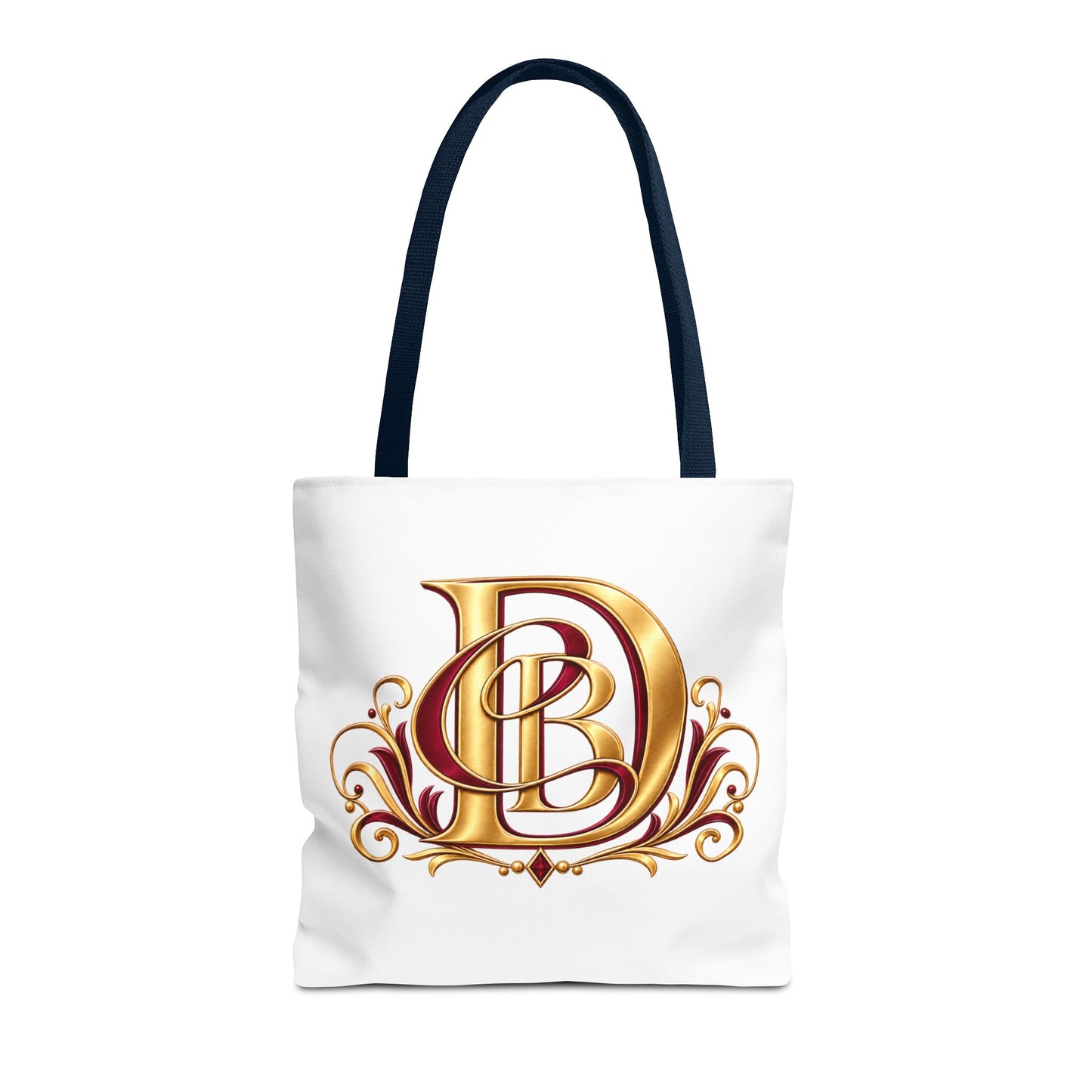 Monogram D Gold Ornate Tote Bag