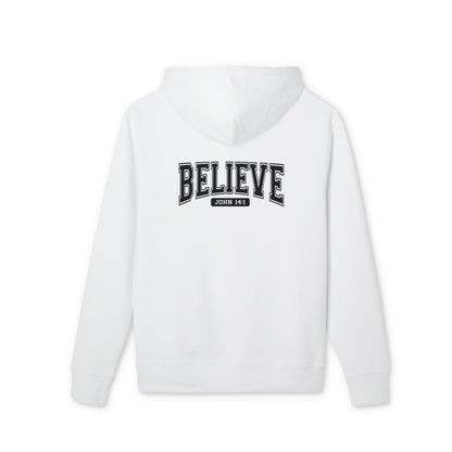 Believe Hoodie — 'Believe' John 3:16 Inspirational Christian Hoodie