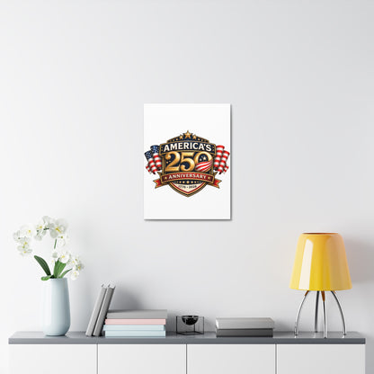 America’s 250th Anniversary Stretched Canvas – 1776–2026 Patriotic Wall Art