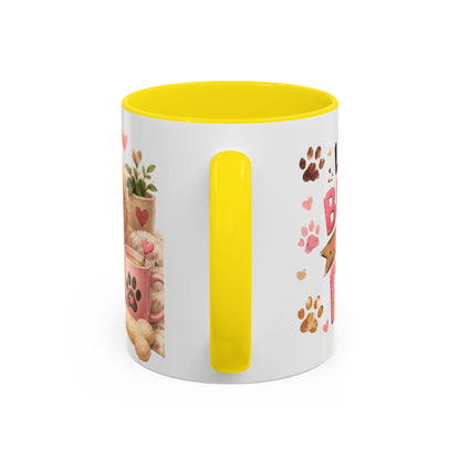 Cute Dog Lover Coffee Mug — "Life is Better With a Dog" Accent Mug (11/15oz)