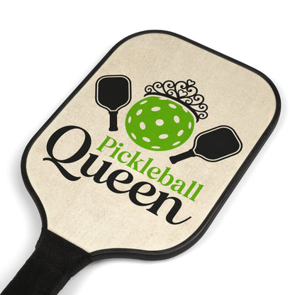 Pickleball Queen Paddle Set — 2-Pack Pickleball Kit with Balls, Crown Design