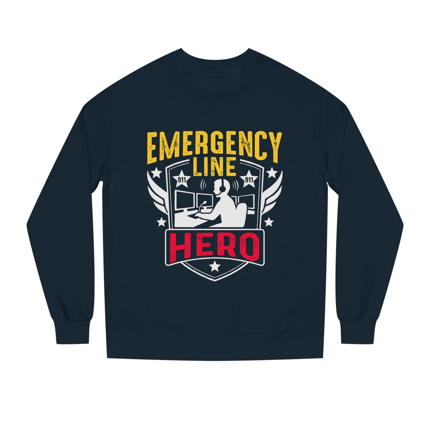 Emergency Line Hero Sweatshirt — 911 Dispatcher Tribute Crewneck