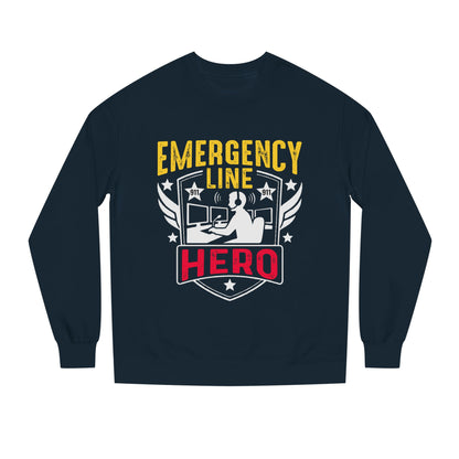 Emergency Line Hero Sweatshirt — 911 Dispatcher Tribute Crewneck