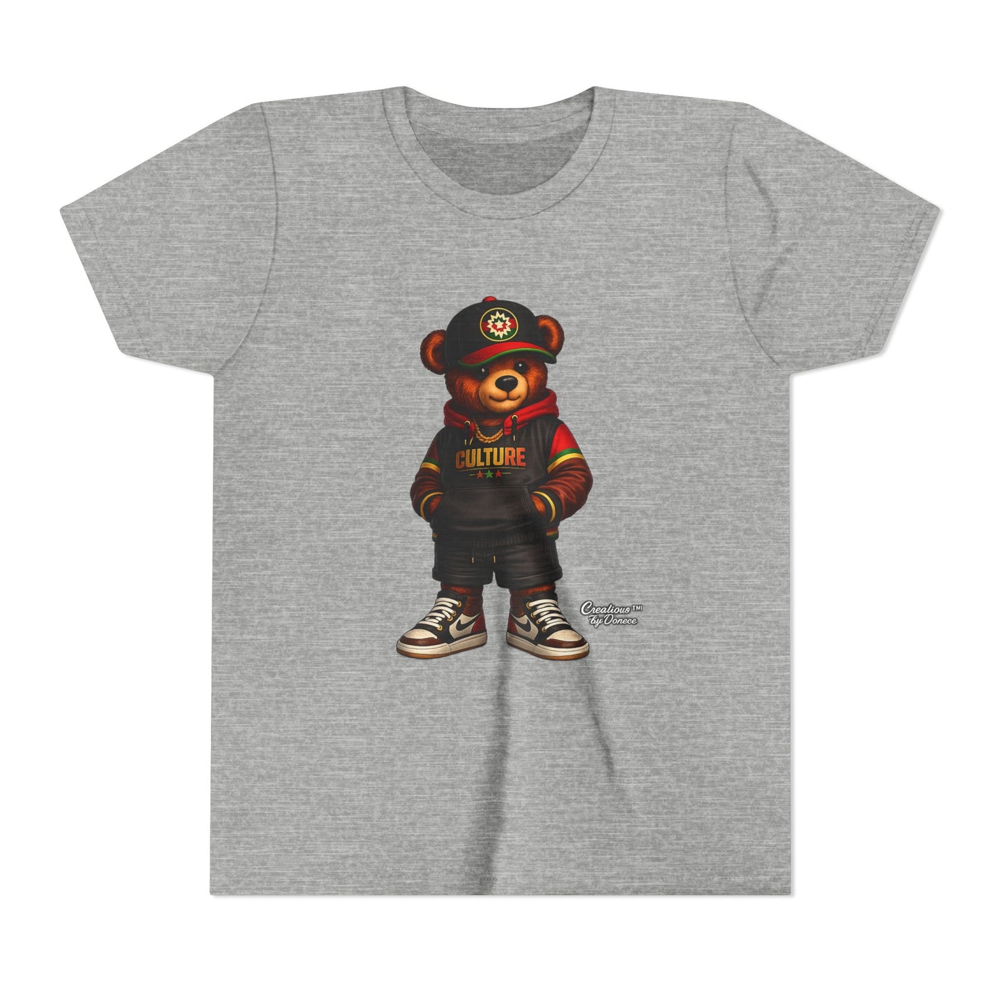 Youth Tee — Urban Bear "Culture" Graphic