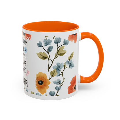 She Held My Hand Forever Floral Coffee Mug