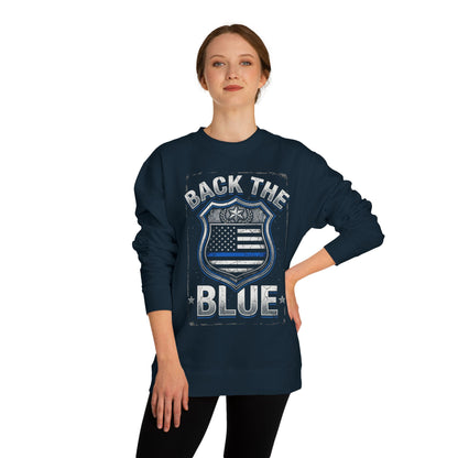 Back the Blue Sweatshirt — Police Support Crewneck
