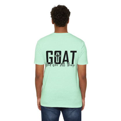 GOAT "God Over All Things" T-Shirt - Christian Faith Tee