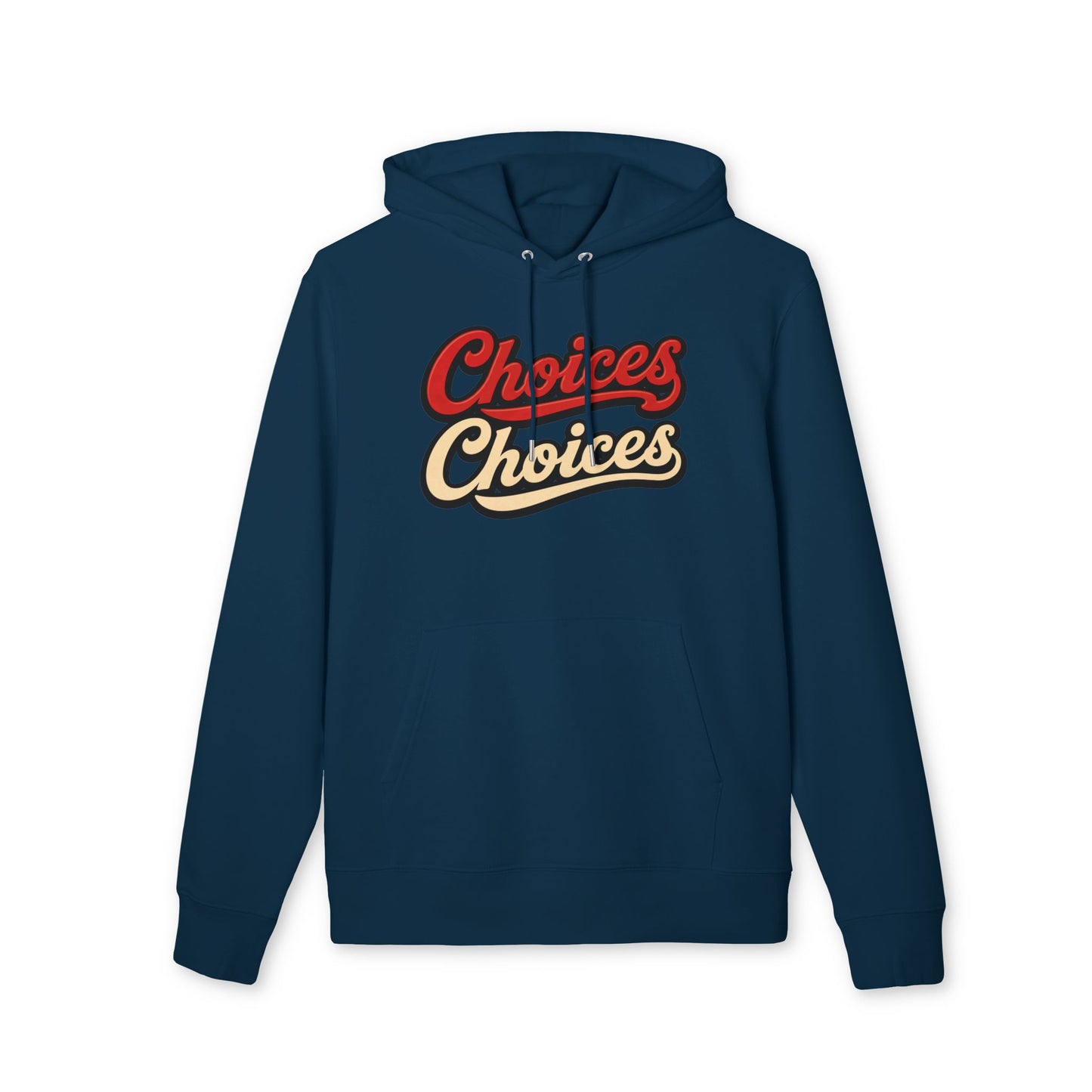 Choices Retro Hoodie — Vintage Script Pullover