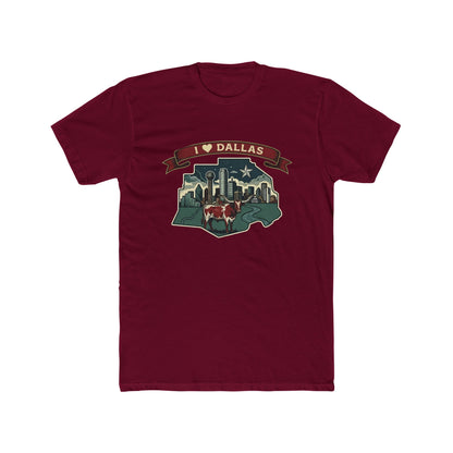 I Heart Dallas Tee — Vintage Dallas Skyline T-Shirt