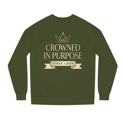 Crowned in Purpose Sweatshirt — First Lady Inspirational Crewneck