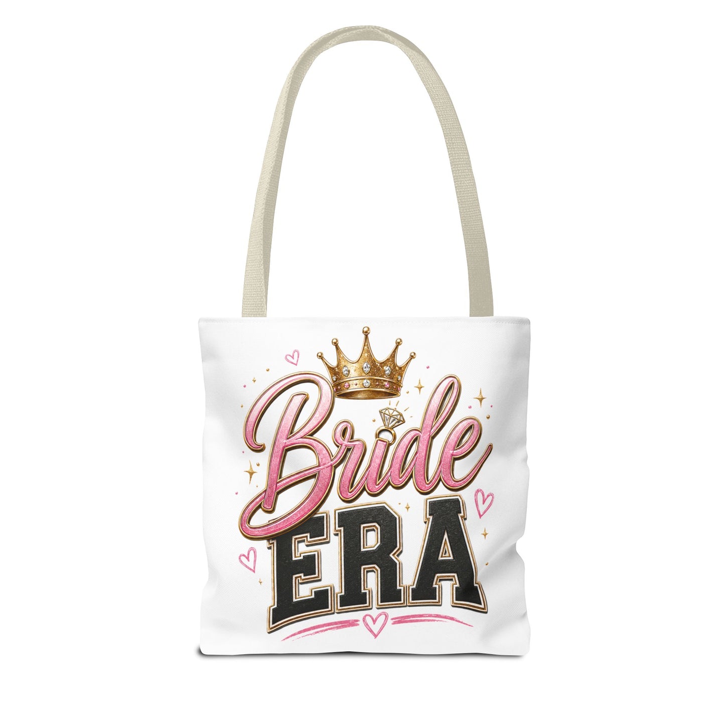 Bride Era Tote Bag — Bachelorette Bride Crown Tote for Bridal Shower & Wedding Weekend