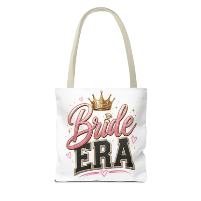 Bride Era Tote Bag — Bachelorette Bride Crown Tote for Bridal Shower & Wedding Weekend