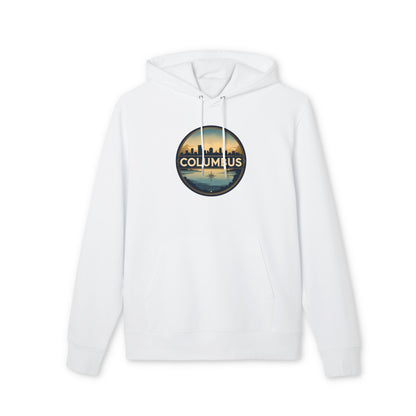 Columbus Skyline Hoodie — Retro Cityscape Sweatshirt