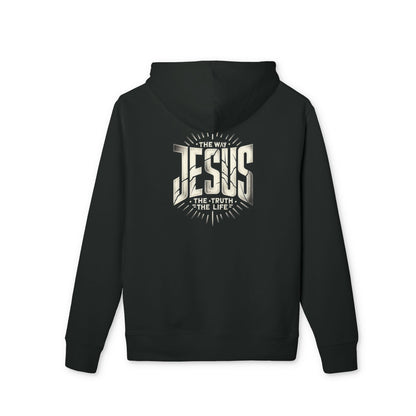 Jesus Faith Hoodie — "The Way The Truth The Life" Christian Pullover
